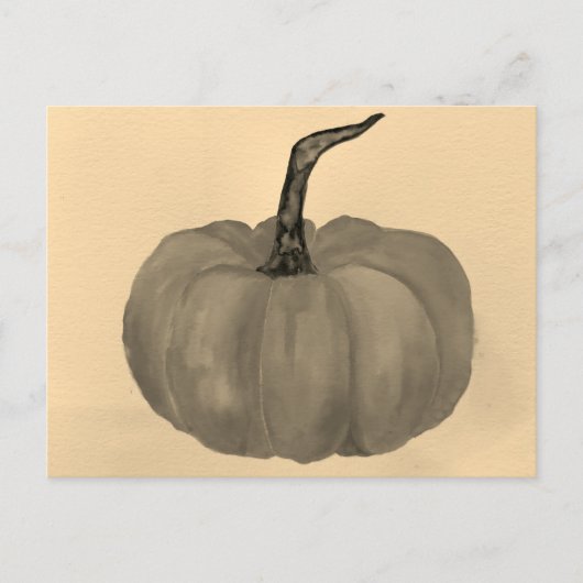 De pompoentijd briefkaart (Voorkant)