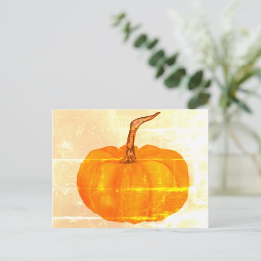 De pompoentijd briefkaart (Staand voorkant)