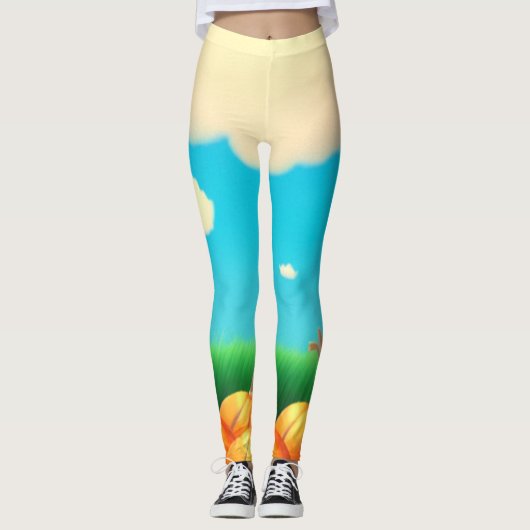 De Pompoenvlek Leggings (Voorkant)