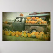 De pompoenwagen poster (Voorkant)