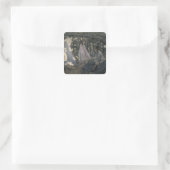 De Pond, 1902 Vierkante Sticker (Tas)