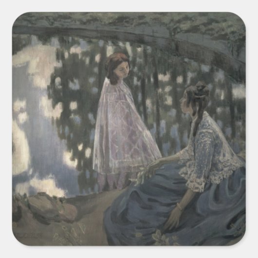 De Pond, 1902 Vierkante Sticker (Voorkant)