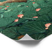 De Pond bij Benten Shrine in Shiba Poster (Hoek)