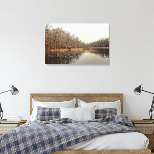 De Pond Canvas Afdruk (Insitu (Slaapkamer))