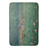 De Pond in Benten Shrine in Shiba Kawase Hasui Badmat (Voorkant Verticaal)