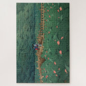 De Pond in Benten Shrine in Shiba Kawase Hasui Legpuzzel (Verticaal)