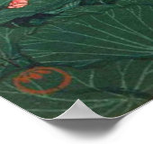 De Pond in Benten Shrine in Shiba Kawase Hasui Poster (Hoek)