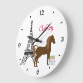De  Ponies Paris Horse Clock Grote Klok (Hoek)