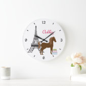 De  Ponies Paris Horse Clock Grote Klok (Huis)