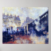 De Pont de l'Europe, Gare Saint-Lazare, Poster (Voorkant)
