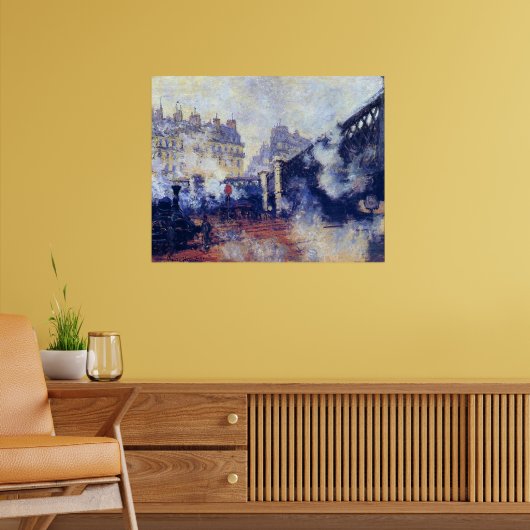 De Pont de l'Europe, Gare Saint-Lazare, Poster (Woonkamer 2)