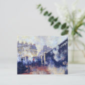 De Pont de l'Europe van Monet, Briefkaart (Staand voorkant)