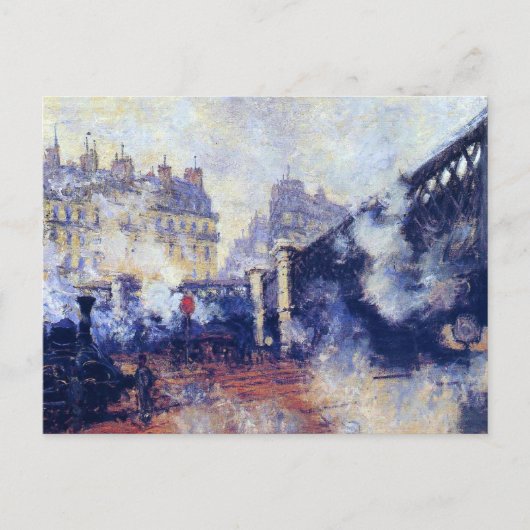 De Pont de l'Europe van Monet, Briefkaart (Voorkant)