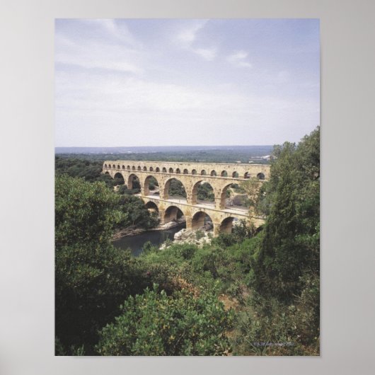 De Pont du Gard Poster (Voorkant)