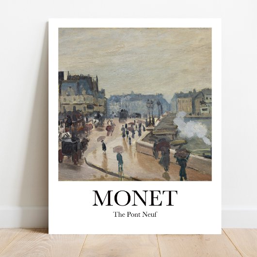 De Pont Neuf van Claude Monet Poster