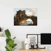 De Ponte Salario - Hubert Robert Fine Art Poster (Thuiskantoor)