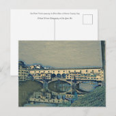 De Ponte Vecchio Card Briefkaart (Voorkant / Achterkant)
