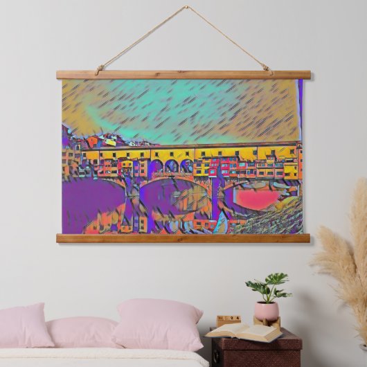 De Ponte Vecchio Hangend Wandkleed (Slaapkamer)