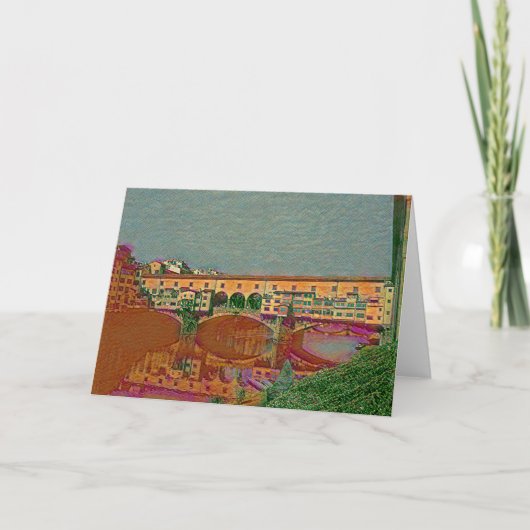 De Ponte Vecchio Kaart (Voorkant)