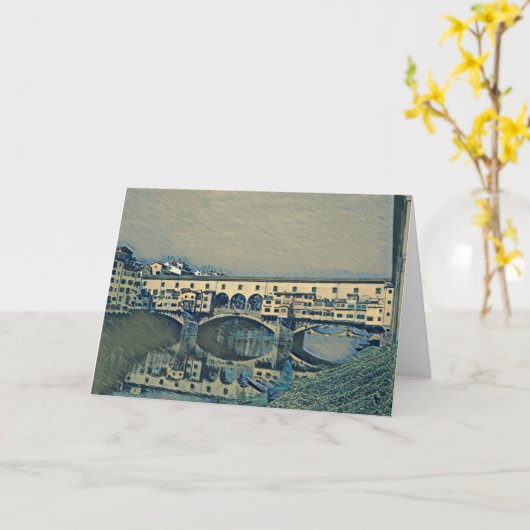 De Ponte Vecchio Kaart (Gele Bloem)