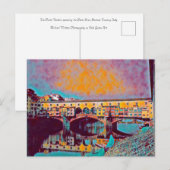 De Ponte Vecchio-kaart Briefkaart (Voorkant / Achterkant)