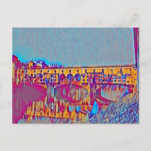 De Ponte Vecchio-kaart Briefkaart (Voorkant)