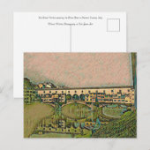 De Ponte Vecchio-kaart Briefkaart (Voorkant / Achterkant)