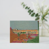 De Ponte Vecchio-kaart Briefkaart (Staand voorkant)