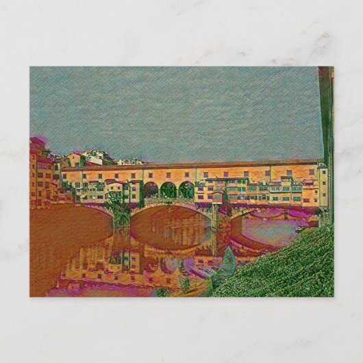 De Ponte Vecchio-kaart Briefkaart (Voorkant)
