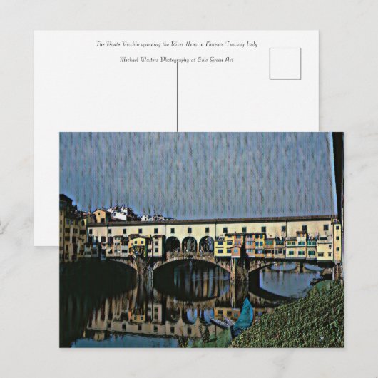 De Ponte Vecchio-kaart Briefkaart (Voorkant / Achterkant)