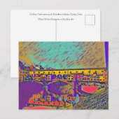 De Ponte Vecchio-kaart Briefkaart (Voorkant / Achterkant)
