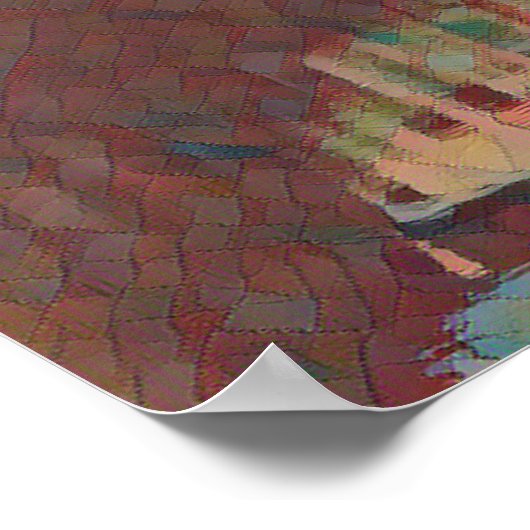 De Ponte Vecchio-kaart Poster (Hoek)