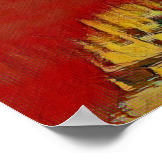 De Ponte Vecchio-kaart Poster (Hoek)