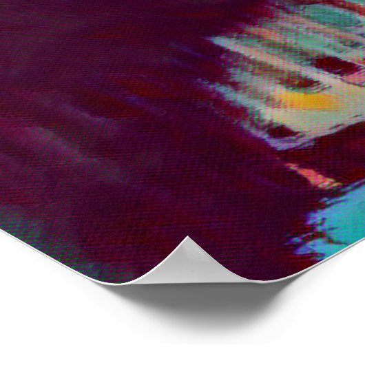 De Ponte Vecchio-kaart Poster (Hoek)