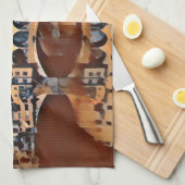 De Ponte Vecchio-kaart Poster Acrylafdrukken Theedoek (Quarter Fold)