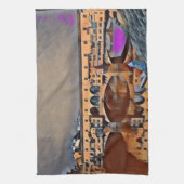 De Ponte Vecchio-kaart Poster Acrylafdrukken Theedoek (Verticaal)