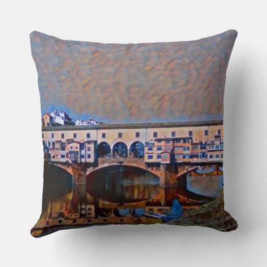 De Ponte Vecchio Kussen (Achterkant)