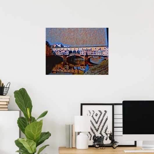 De Ponte Vecchio Poster (Thuiskantoor)