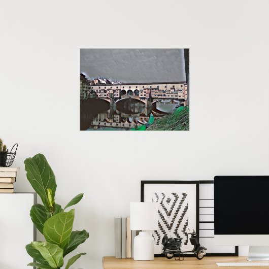 De Ponte Vecchio Poster (Thuiskantoor)