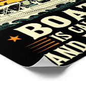 De pontonboot belt en ik moet ponton gaan poster (Hoek)