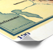 De Pony Express Route: Amerikaanse Geschiedenis 18 Poster (Hoek)