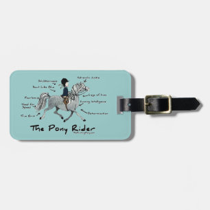 De Pony Rider Bagagelabel