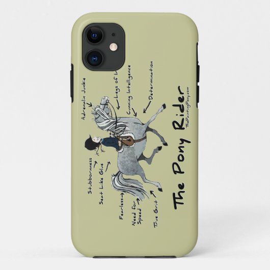 De Pony Rider Case-Mate iPhone Case (Achterkant)