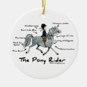 De Pony Rider Keramisch Ornament (Voorkant)