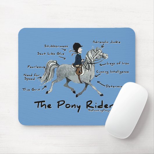 De Pony Rider Muismat (Met muis)