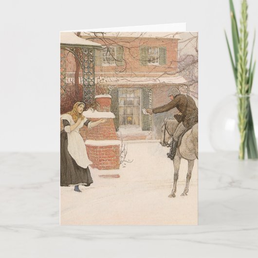 De pooier van Robert Walker Macbeth begroeten Feestdagen Kaart (Voorkant)