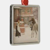 De pooier van Robert Walker Macbeth begroeten Metalen Ornament (Rechts)