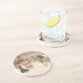 De pooier van Robert Walker Macbeth begroeten Zandsteen Onderzetter (Zijkant)