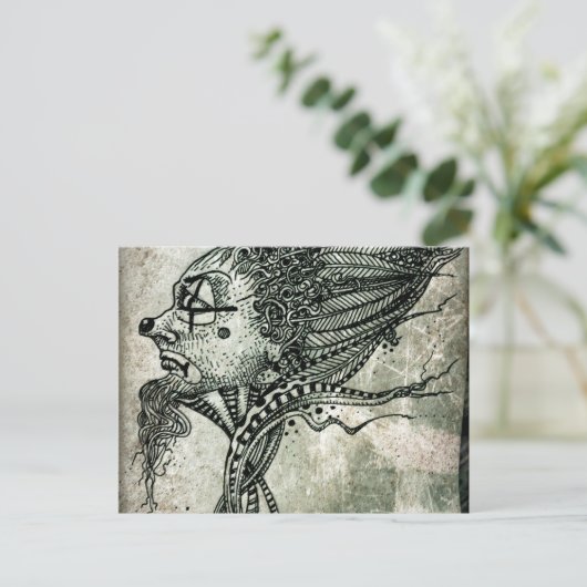 De pool briefkaart (Staand voorkant)