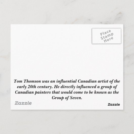 De pool briefkaart (Achterkant)